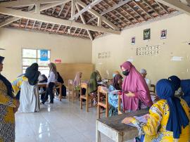 Warga Kedungdowo Wetan Antusias Ikuti Kegiatan Cek Kesehatan Posbindu Bersama Puskesmas Paliyan